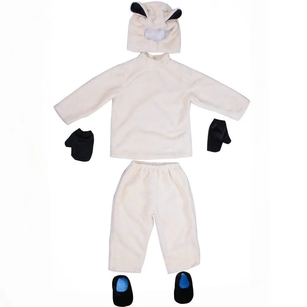 Adult kids Shepherd Sheep Costume Animal Cosplay Matching Costume