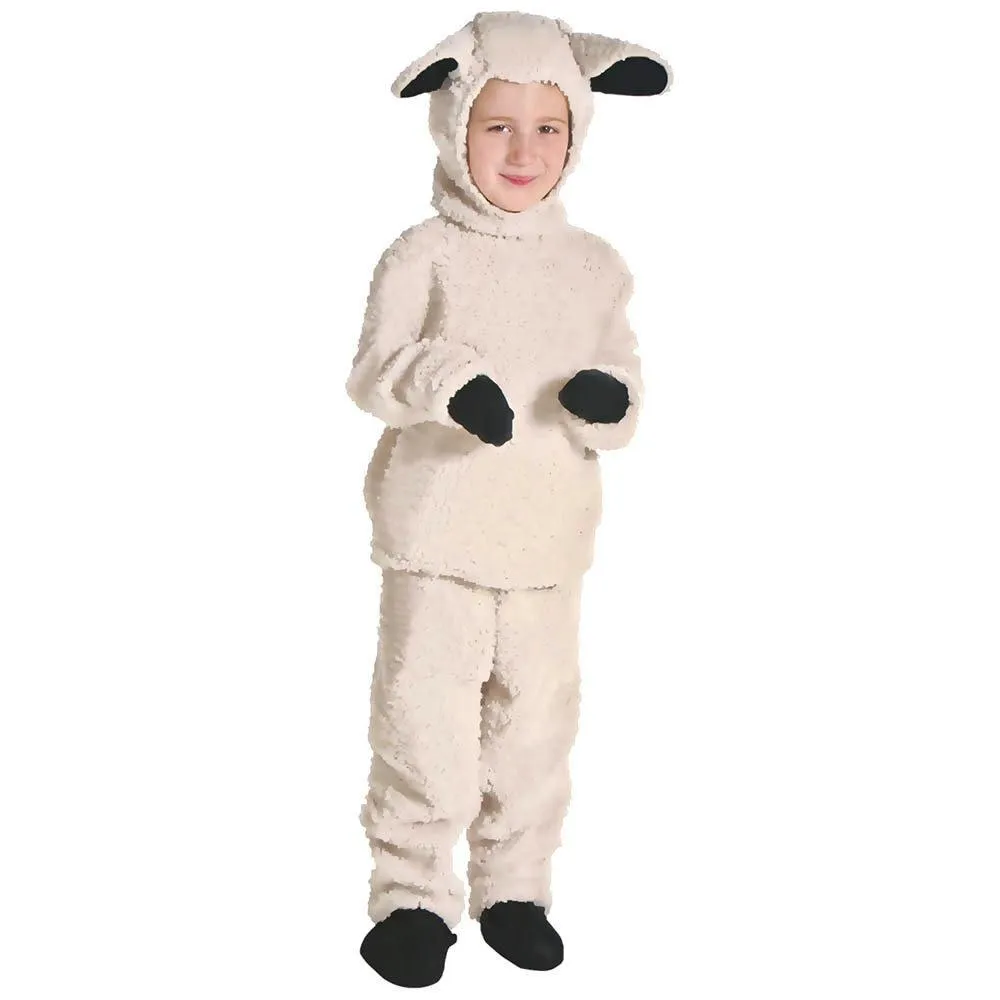 Adult kids Shepherd Sheep Costume Animal Cosplay Matching Costume