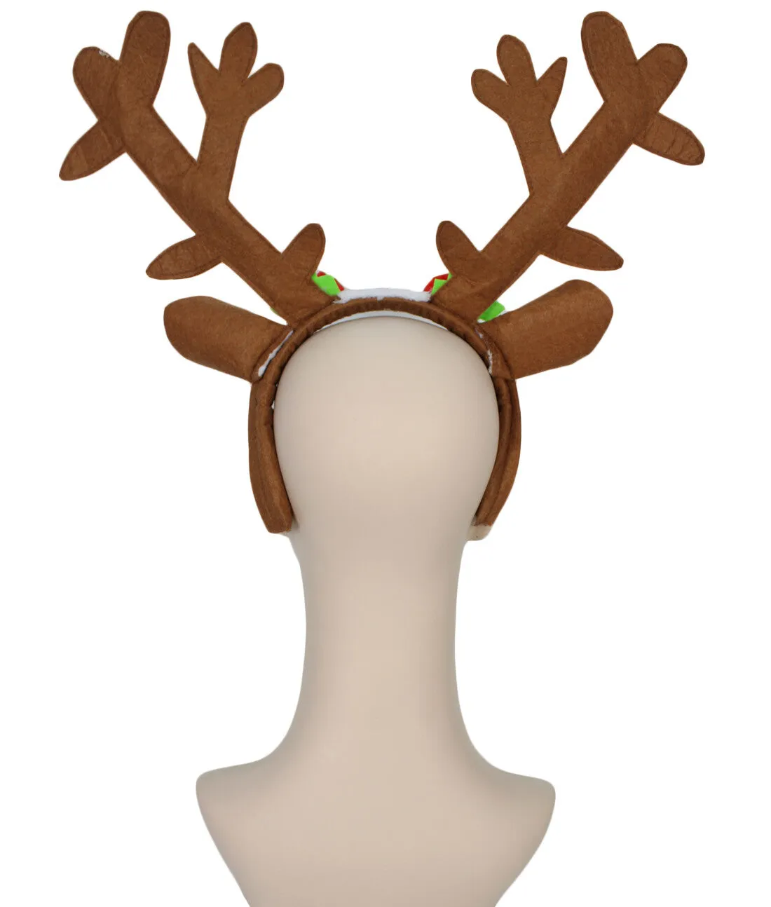 Adult Unisex Christmas Headband Reindeer Antler Headpiece | Perfect for Halloween and Cosplay Event| Made of Quality Materials