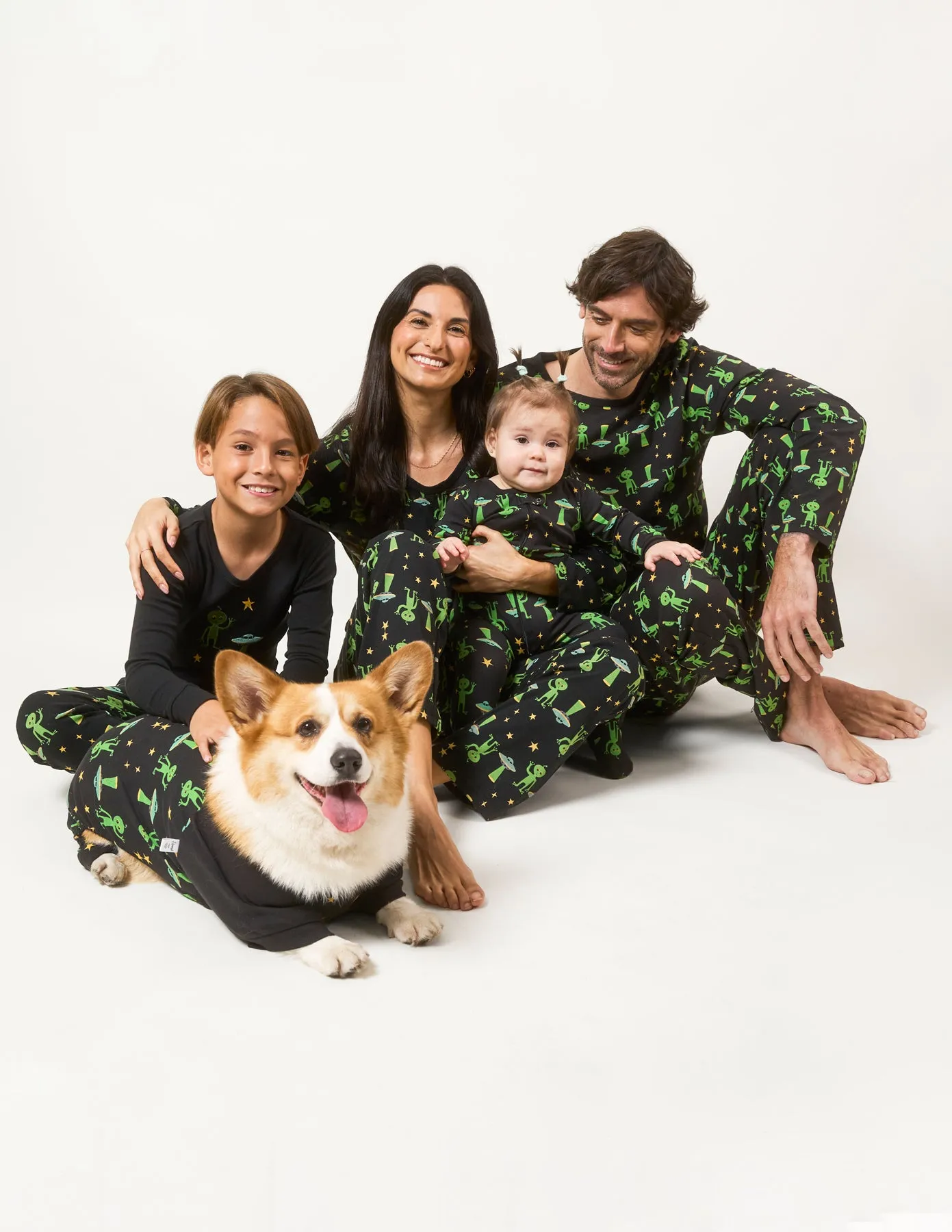 Alien Matching Family Pajama Set