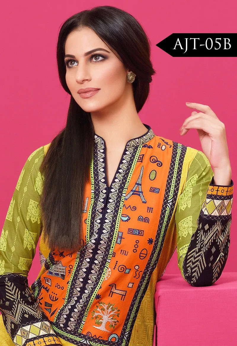 Asim Jofa Lawn Tunics Collection - AJT-5B