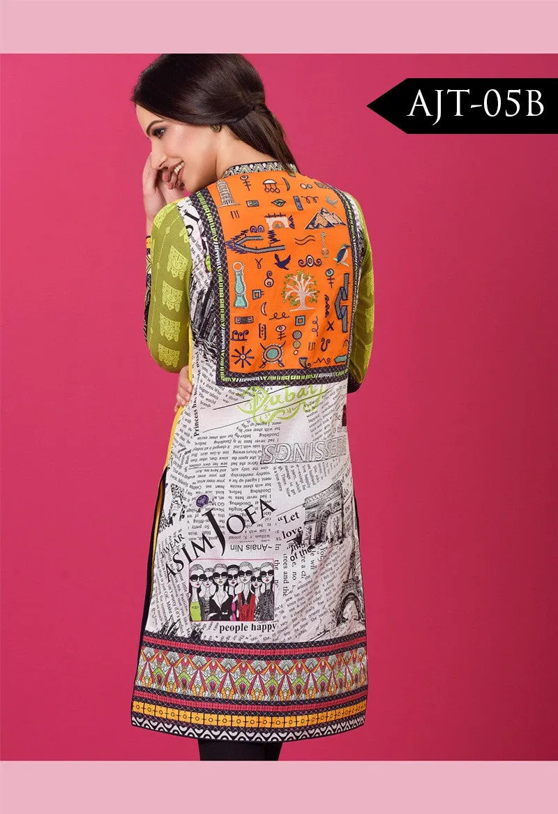 Asim Jofa Lawn Tunics Collection - AJT-5B