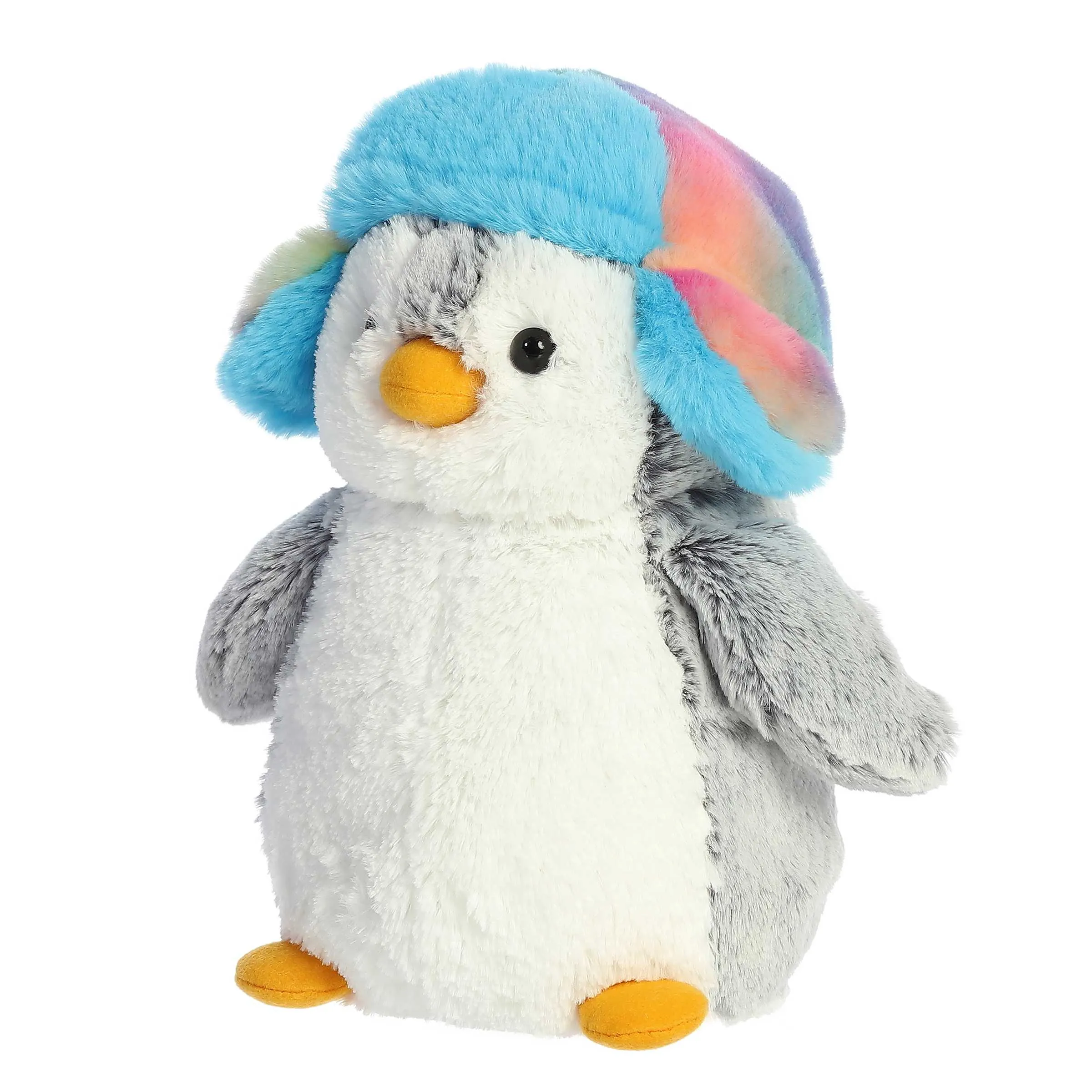 Aurora® - PomPom Penguin™ - 9" Pom Pom Rainbow Trapper™