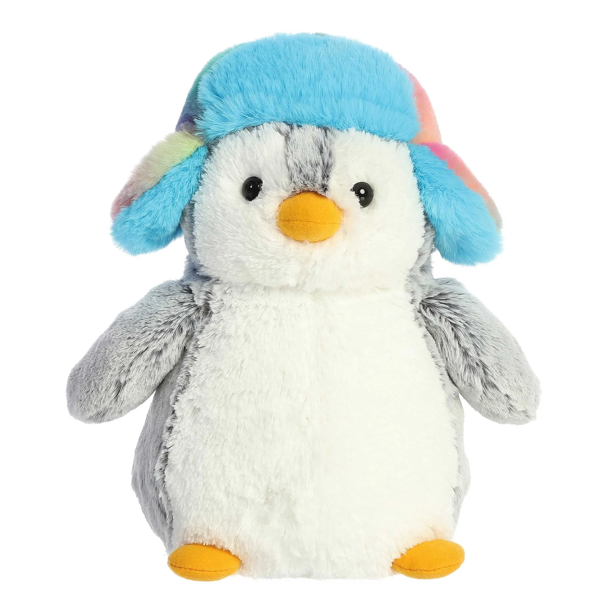 Aurora® - PomPom Penguin™ - 9" Pom Pom Rainbow Trapper™