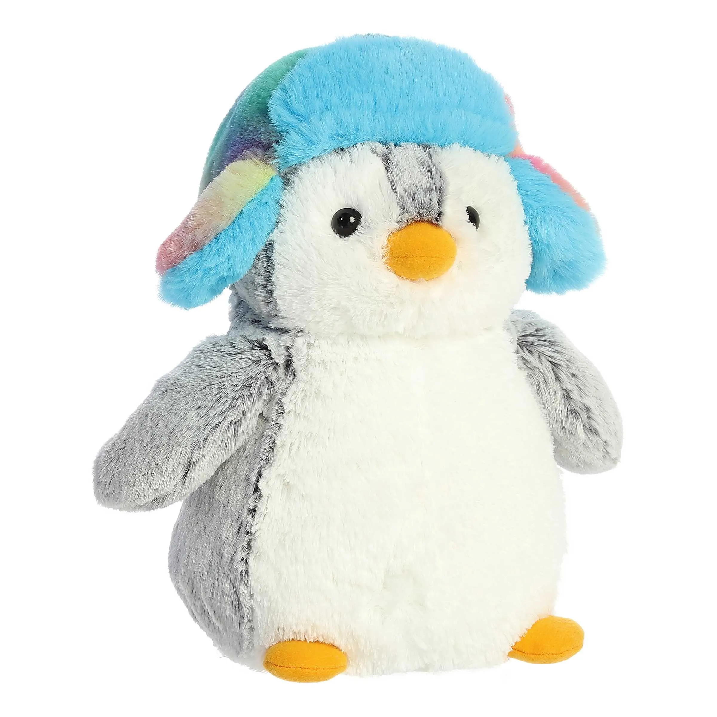 Aurora® - PomPom Penguin™ - 9" Pom Pom Rainbow Trapper™