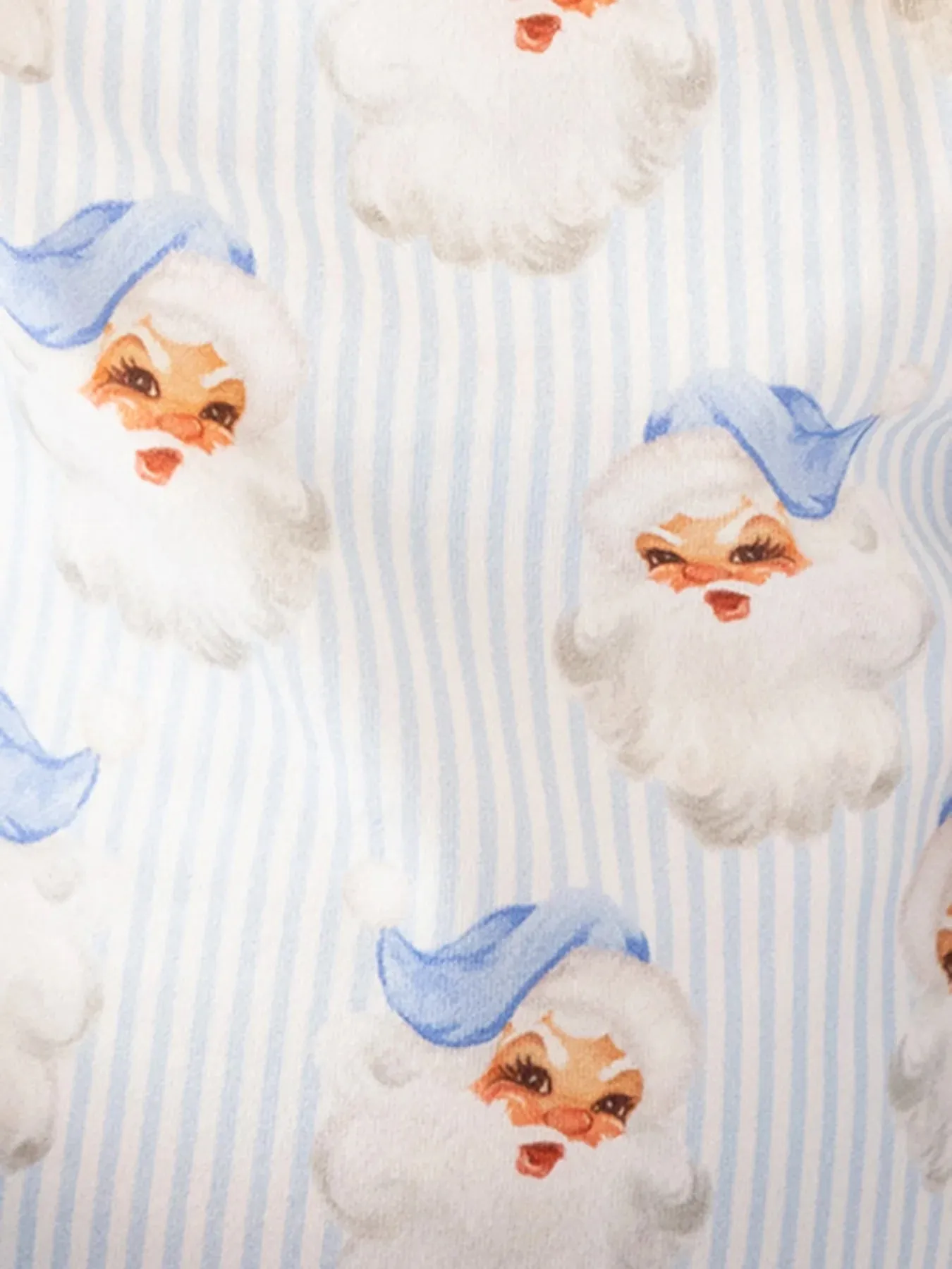 Baby PJ Onesie | Santa Baby Blue