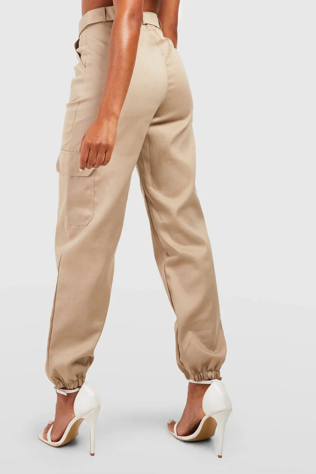 Belted Cargo Trousers