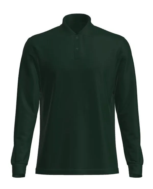 Bocini Men's Long Sleeves School  Polo (CP2104)