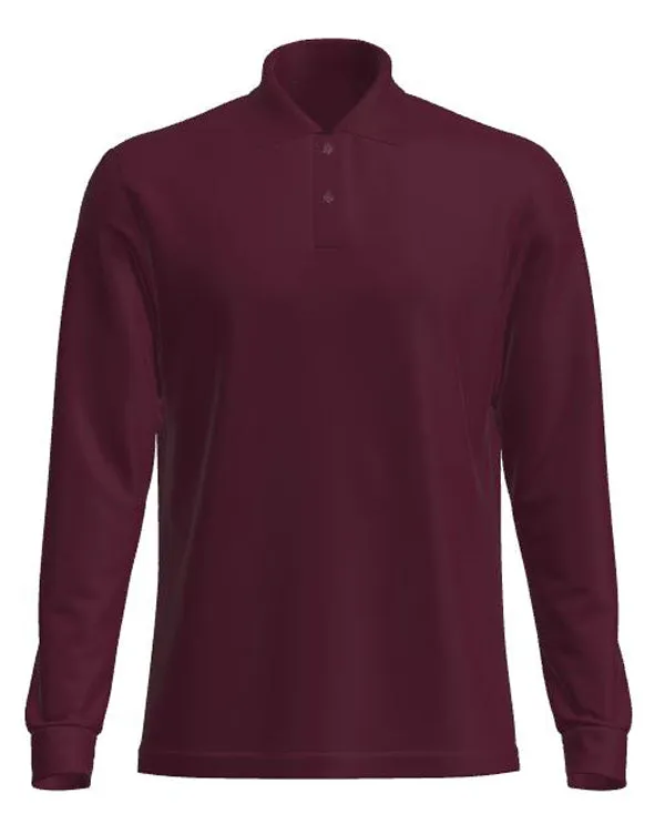 Bocini Men's Long Sleeves School  Polo (CP2104)