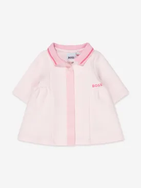 BOSS Baby Girls Polo Dress in Pink