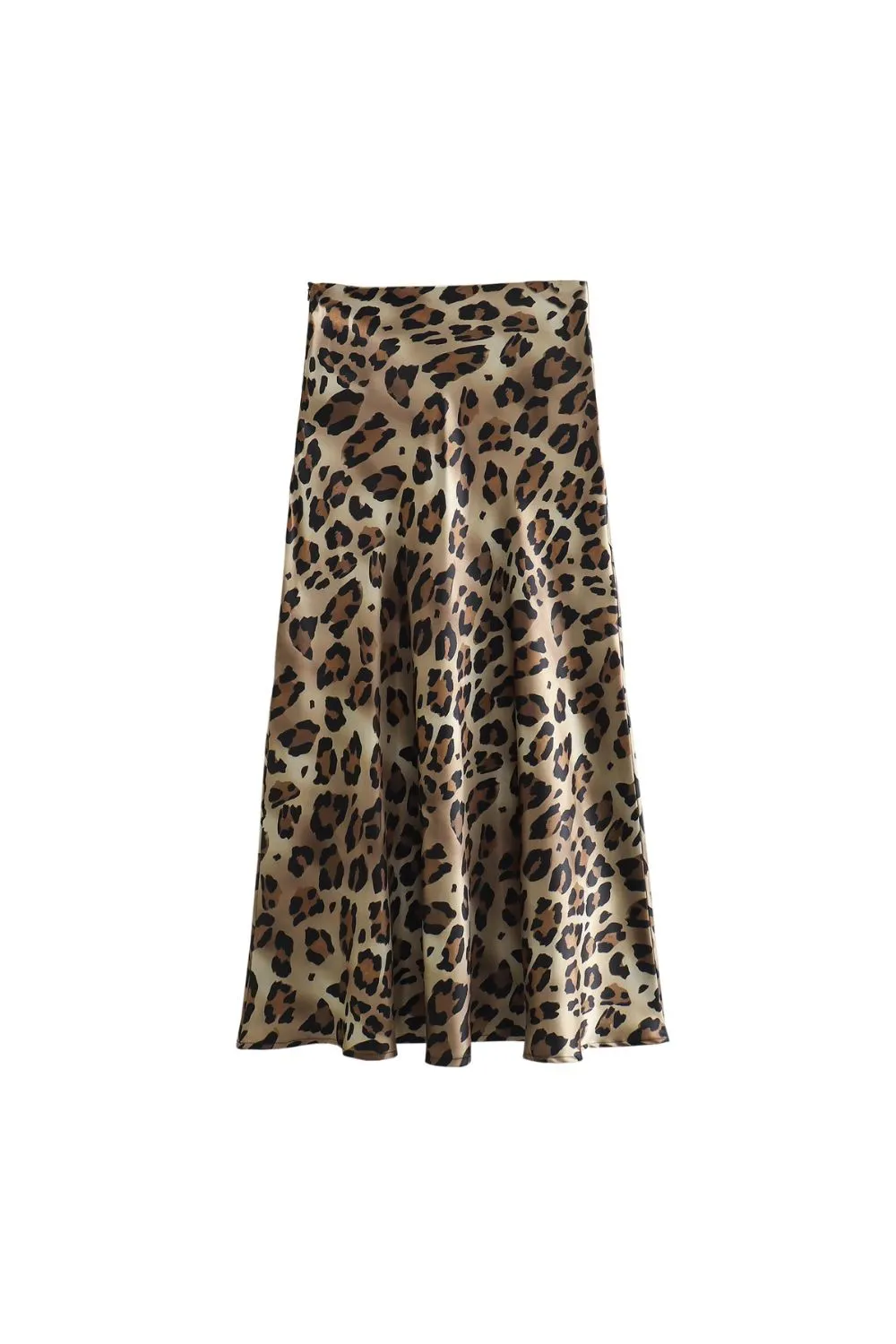 'Brooklyn' Leopard Print Long Skirt