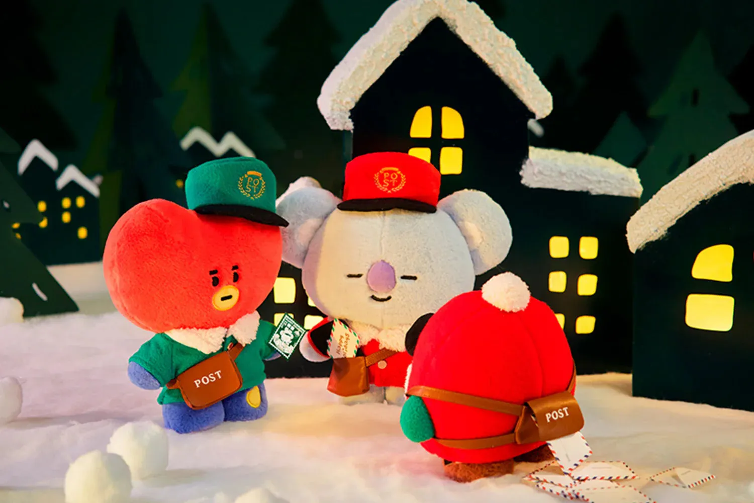 BT21 TATA HOLIDAY STANDING DOLL