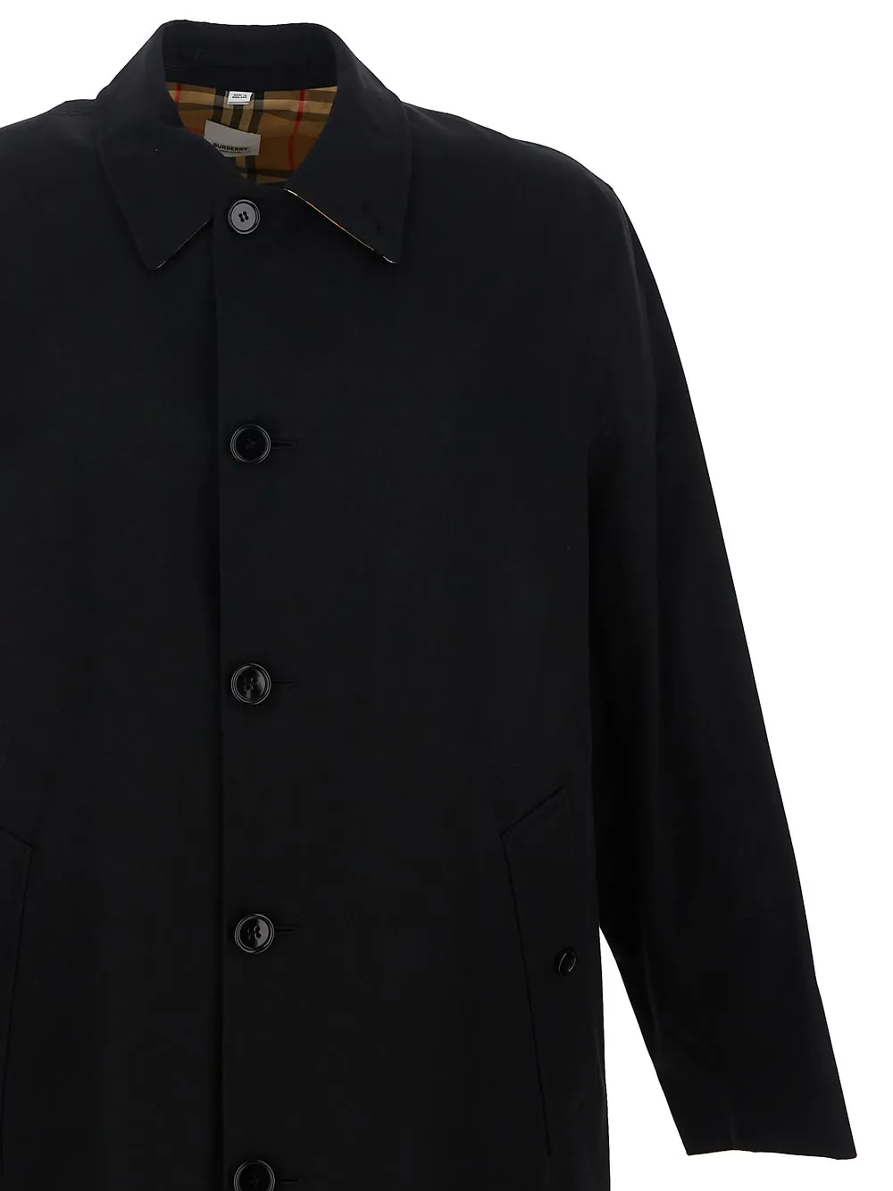 BURBERRY Man Overcoat BLACK REG