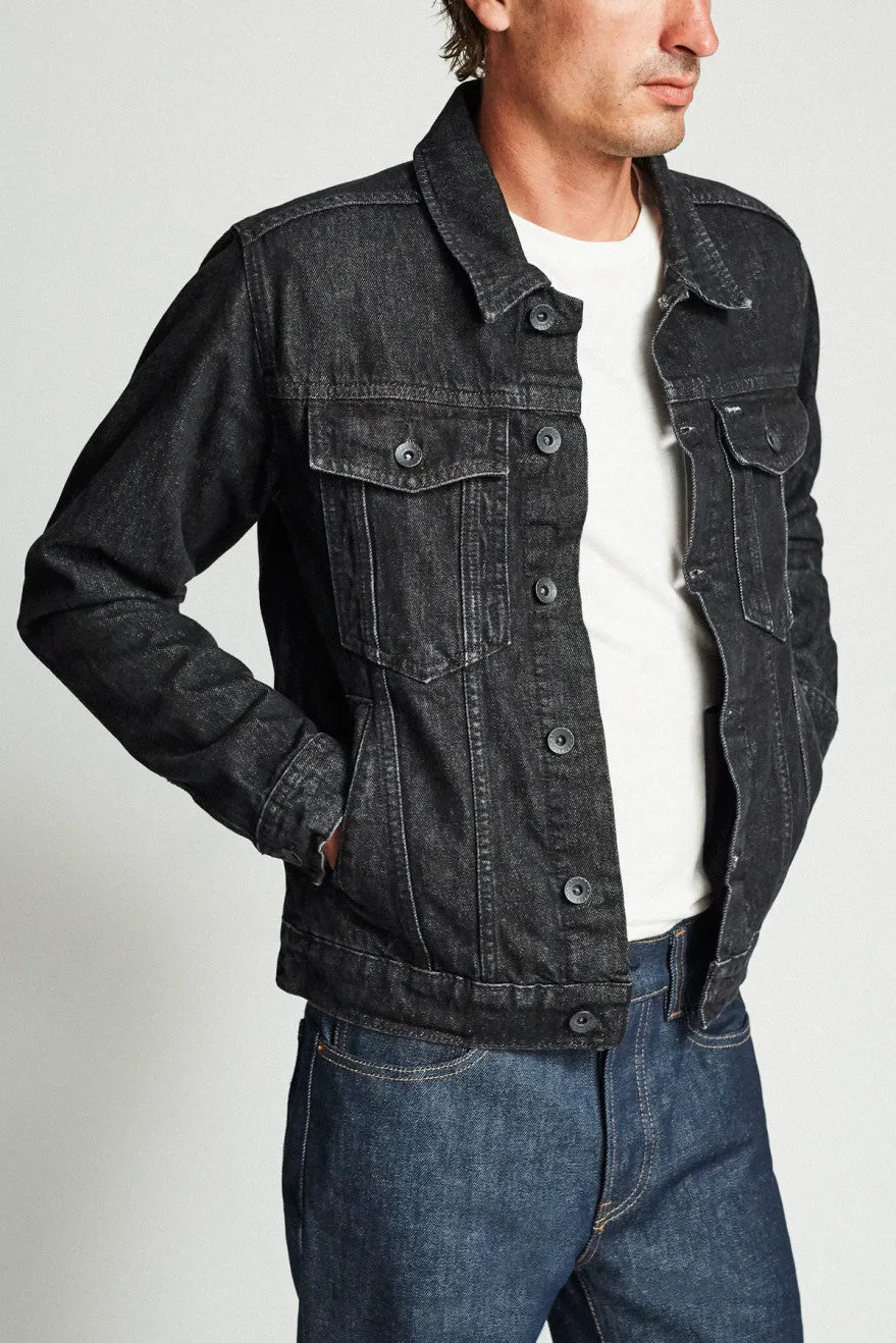 Cable Denim Jacket - Black