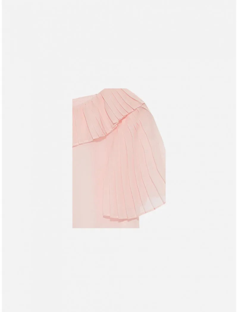 Chiffon Pale Pink Blouse