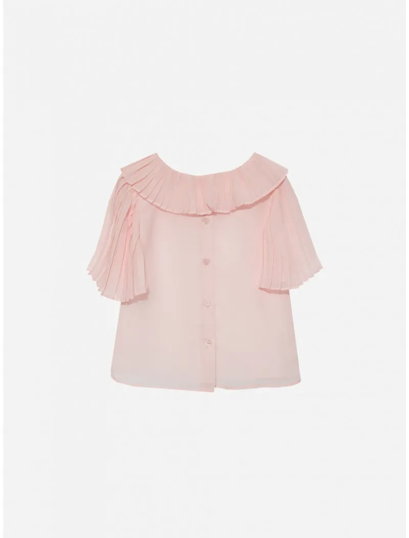 Chiffon Pale Pink Blouse