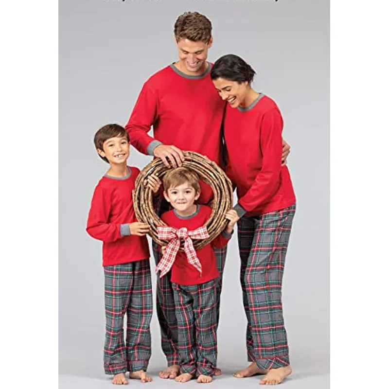 Christmas Plaid Family Matching Sets