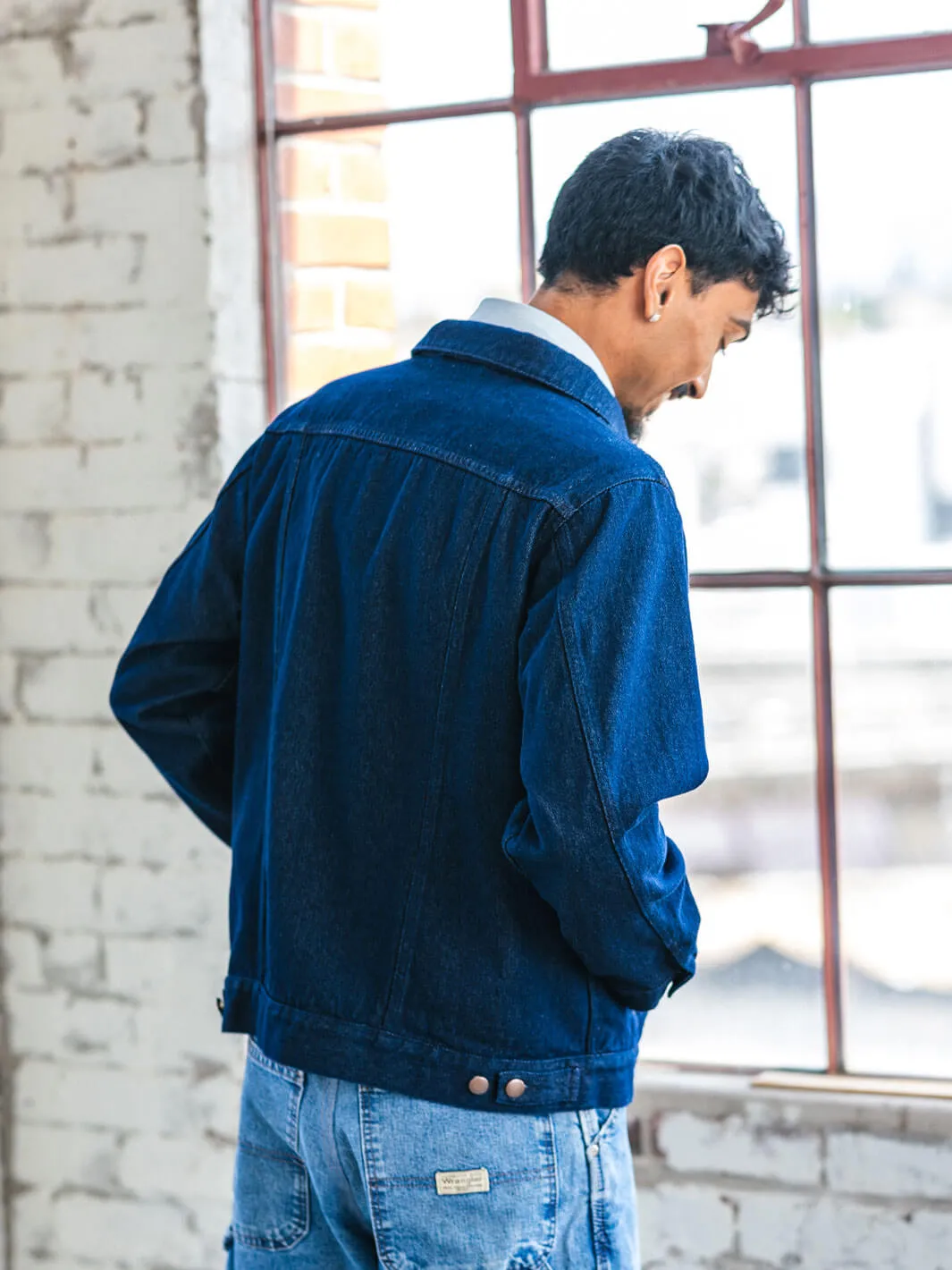 Classic Denim Trucker Jacket - Dark Indigo