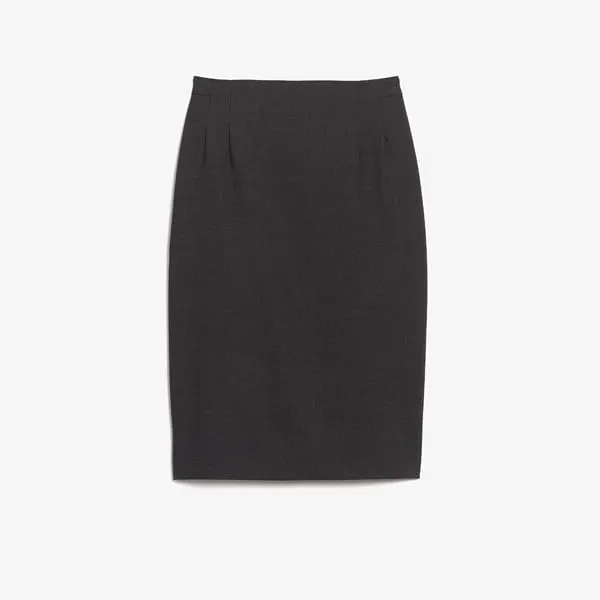 Cobble Hill Skirt - Tropical Wool :: Gray Melange