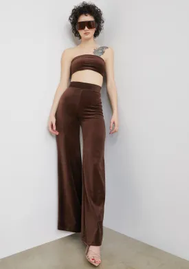 Cocoa Hillside Hottie Velvet Pants Set