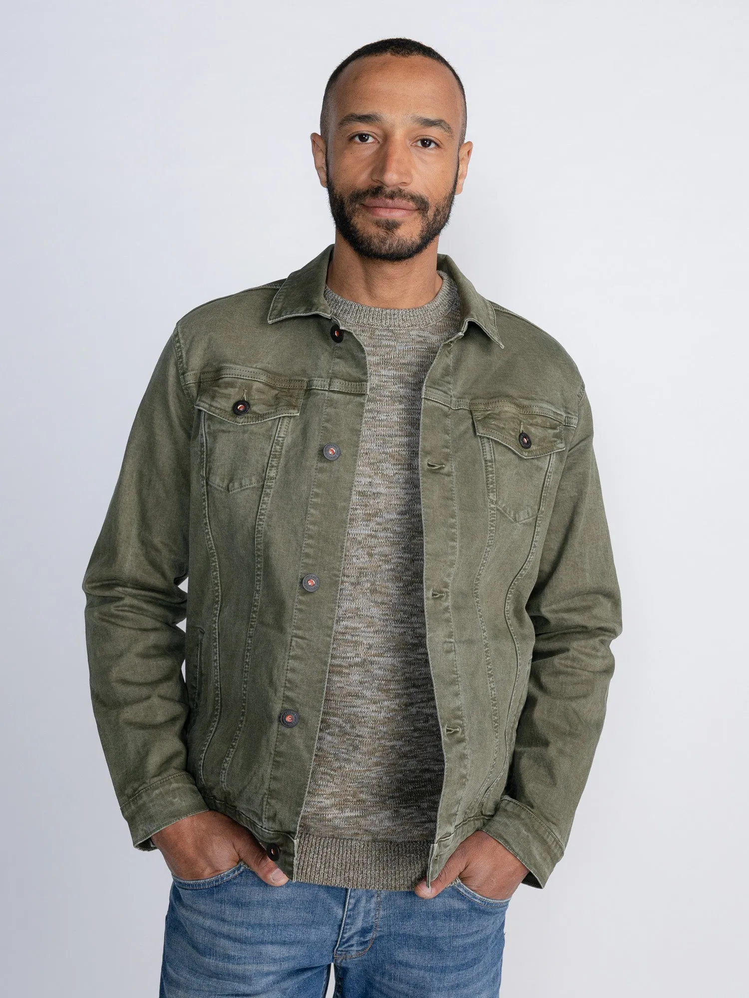 Coloured Denim Jacket Edmonds