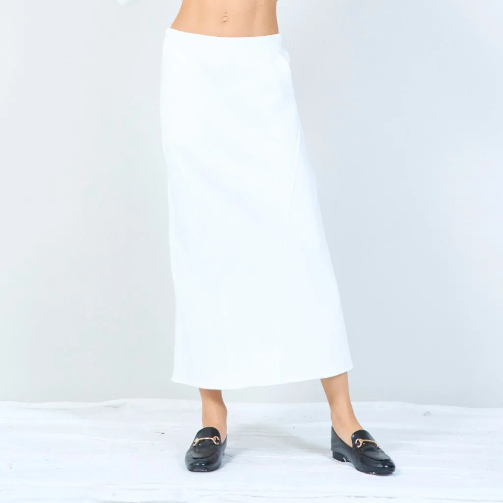 High-waisted midi skirt wholesale