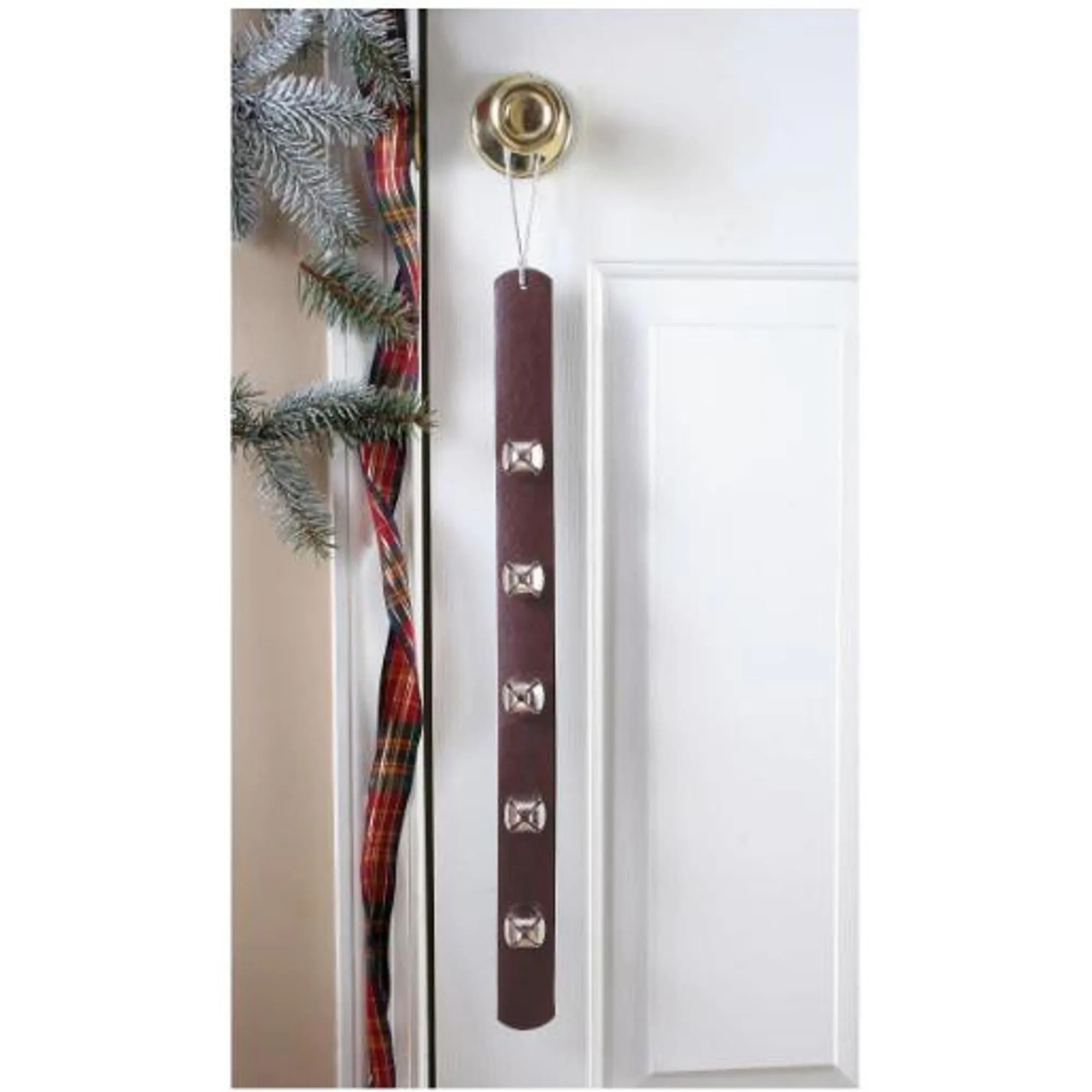 Jingle Bell Door Strap Leather Decoration(1/Pk)