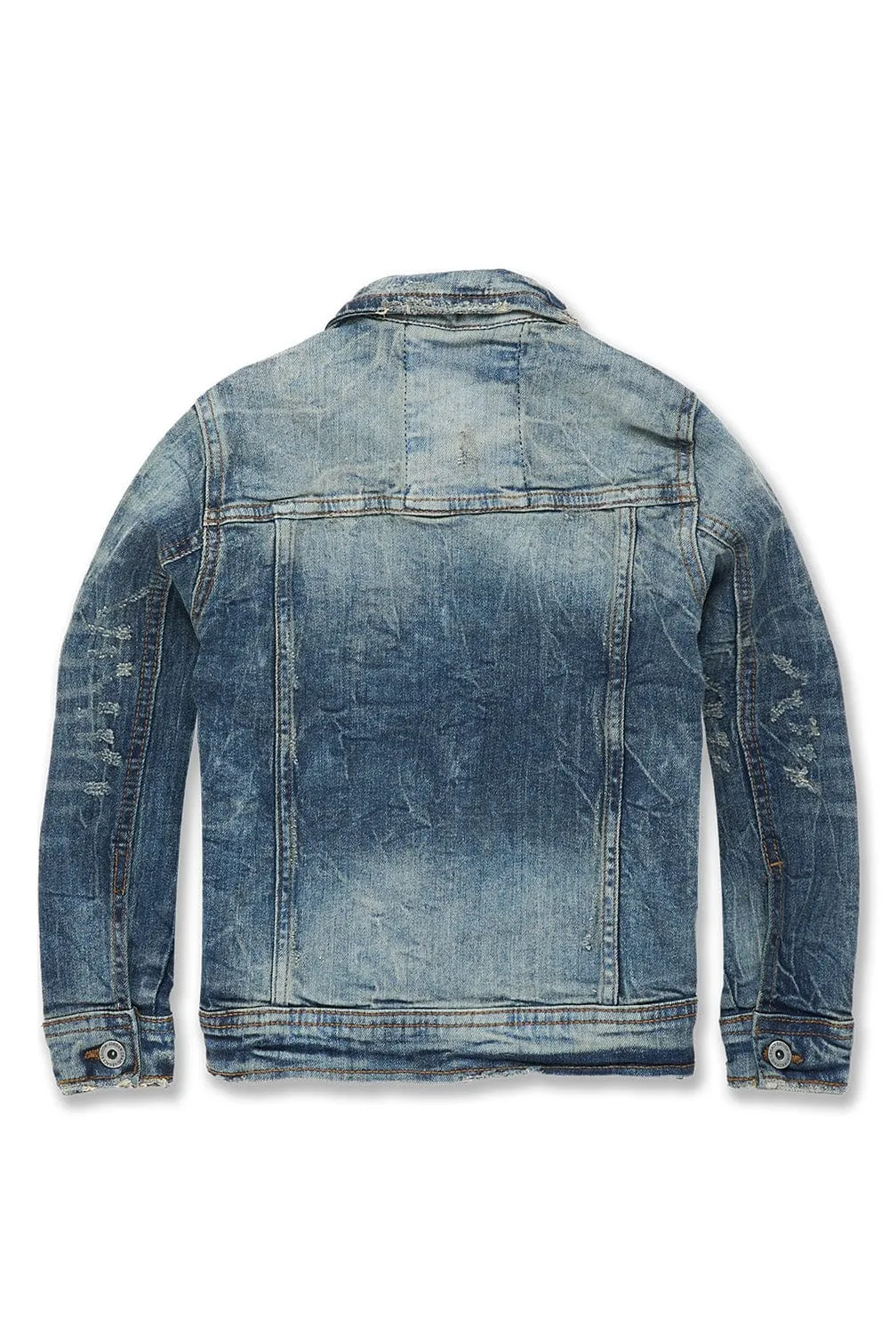 Kids Bayside Denim Trucker Jacket (Death Valley)