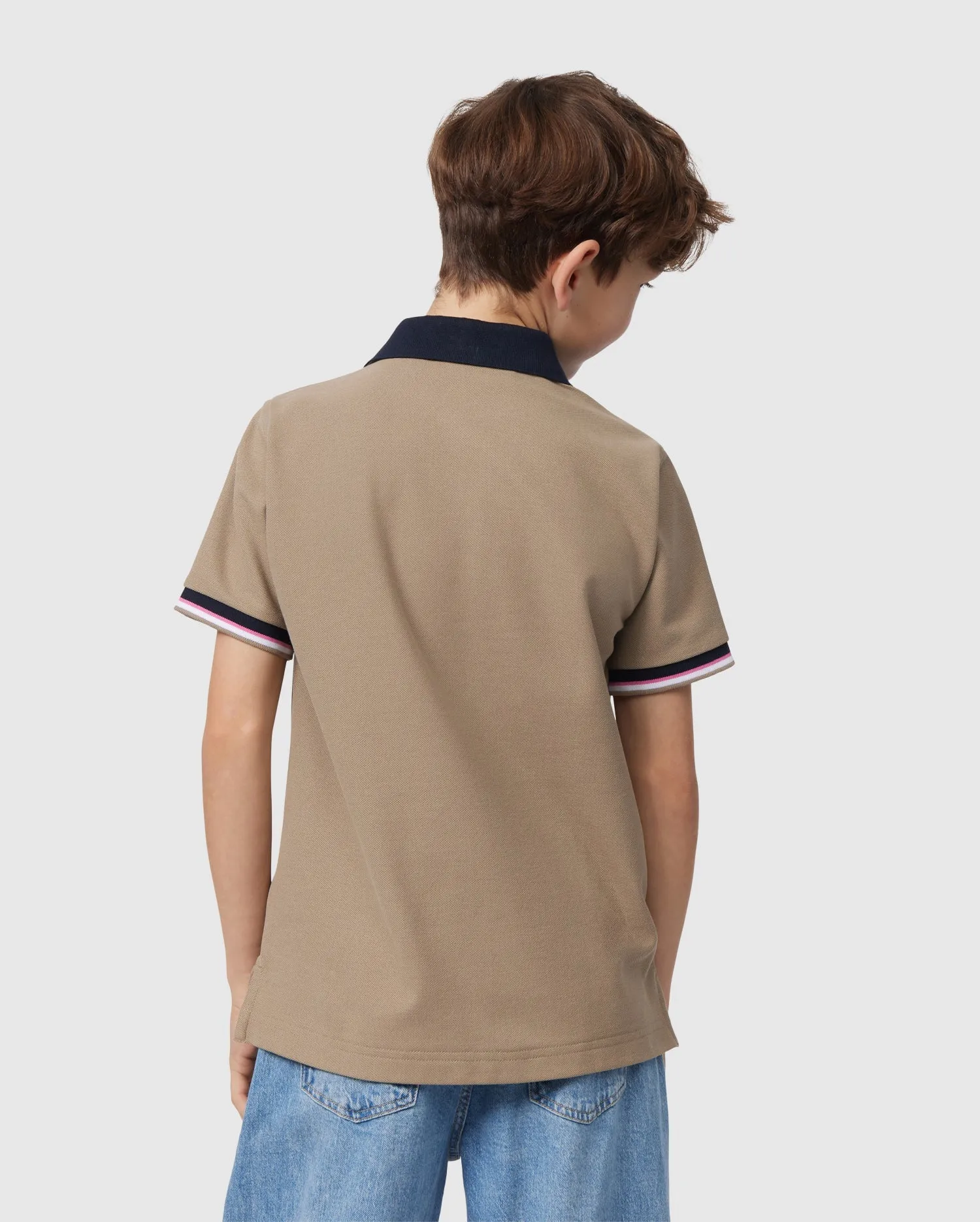 KIDS BLOOMINGTON PIQUE POLO SHIRT - B0K900A2PC