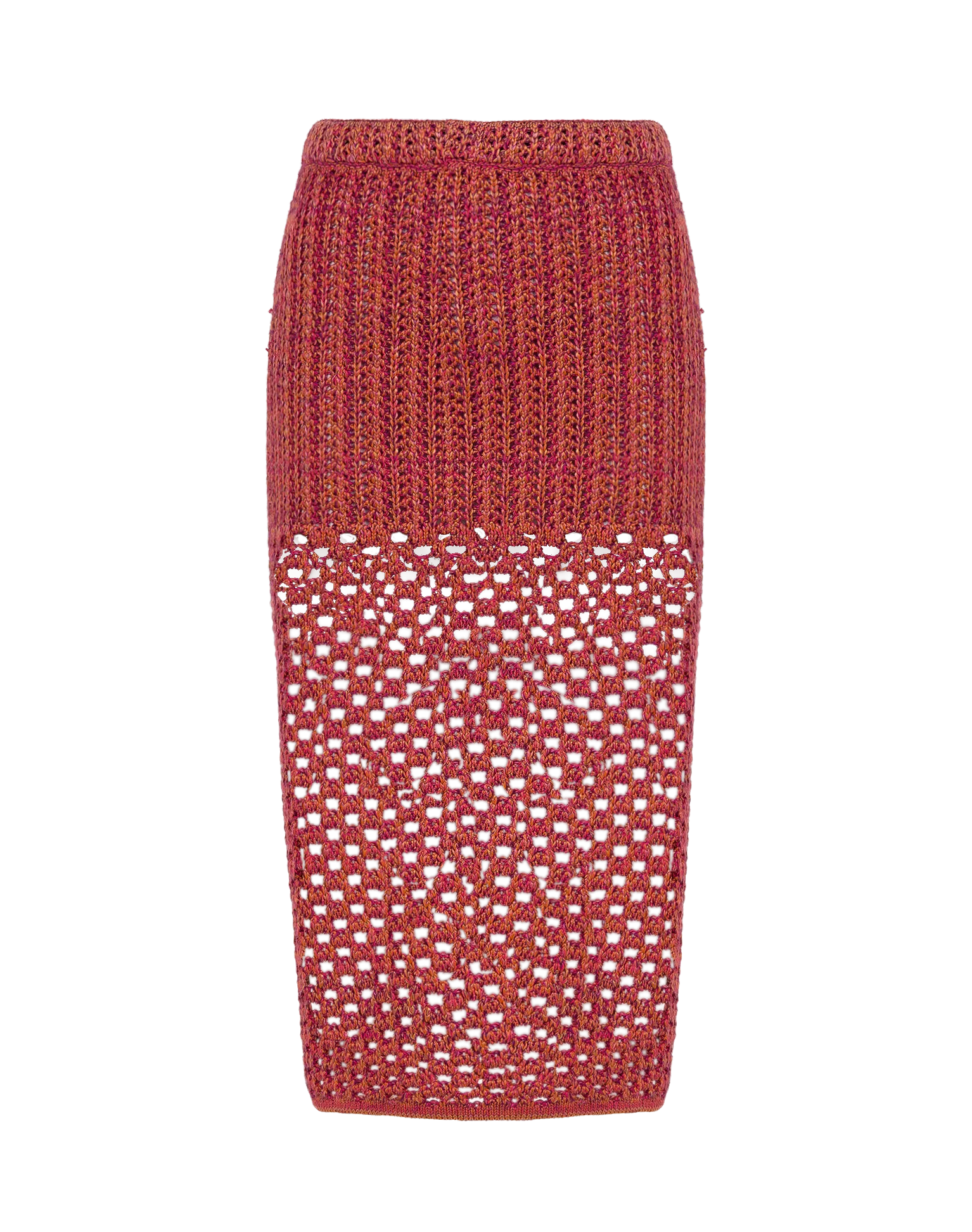 Knit Aria Midi Skirt - Berry Burst