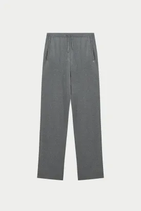 KNITTED RELAXED JOGGERS - GREY MARL