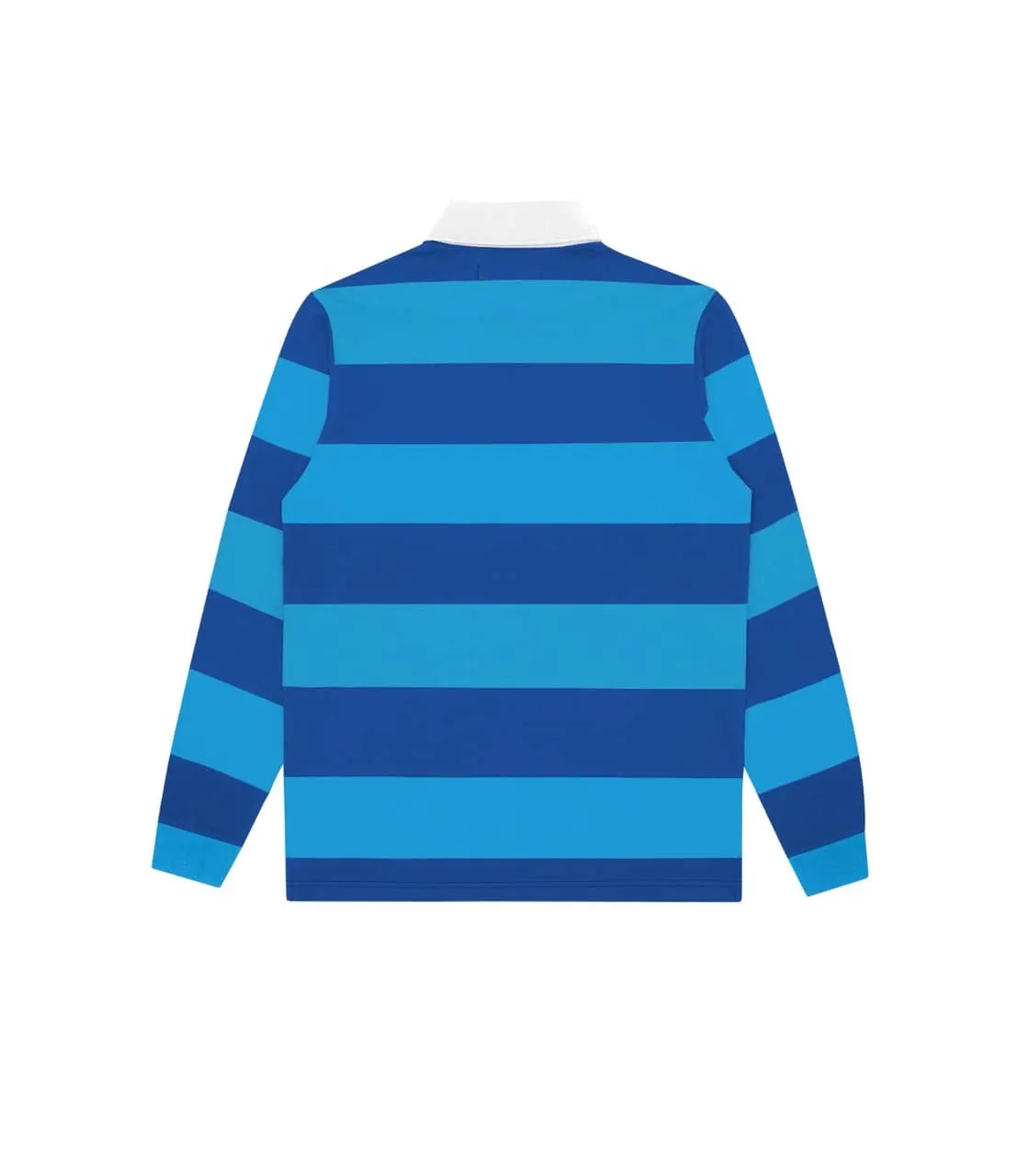 Long Sleeve Striped Polo Shirt