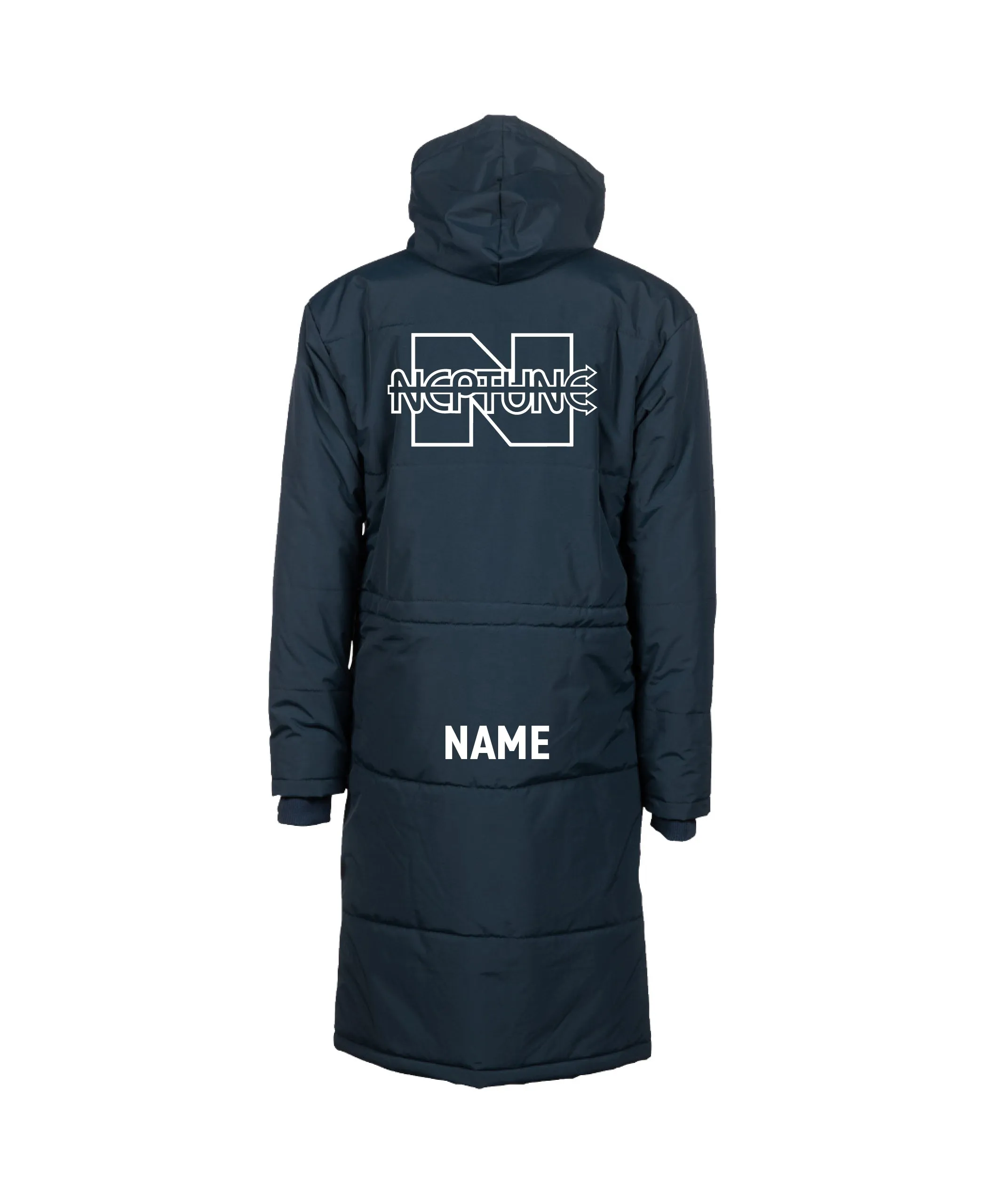 Neptune Unisex Solid Parka - Navy