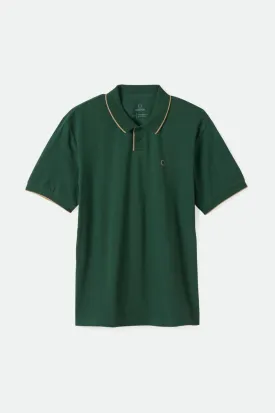 Proper S/S Polo - Pine Needle/Sand