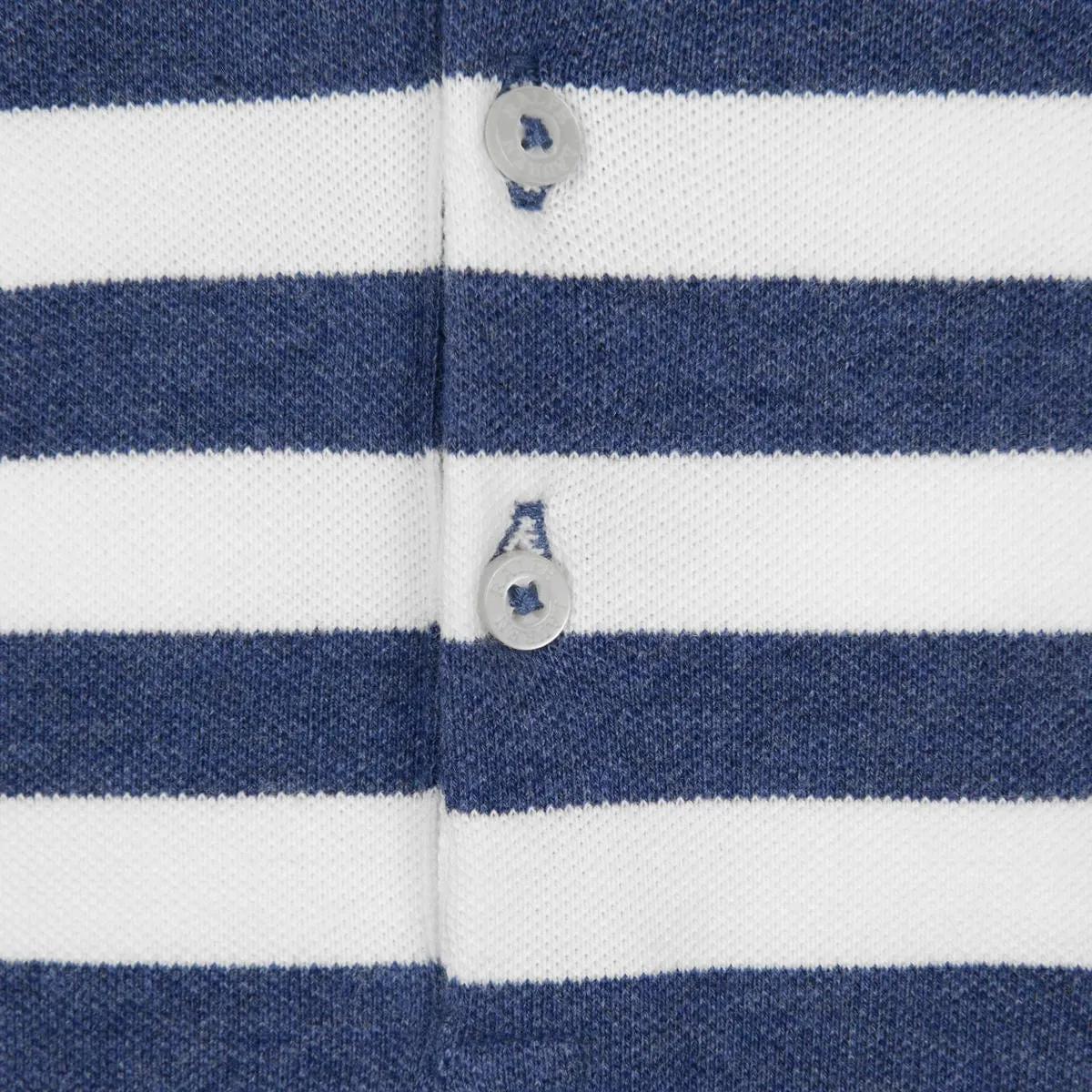 Ralph Lauren Girls Navy Striped Cotton Polo Playsuit