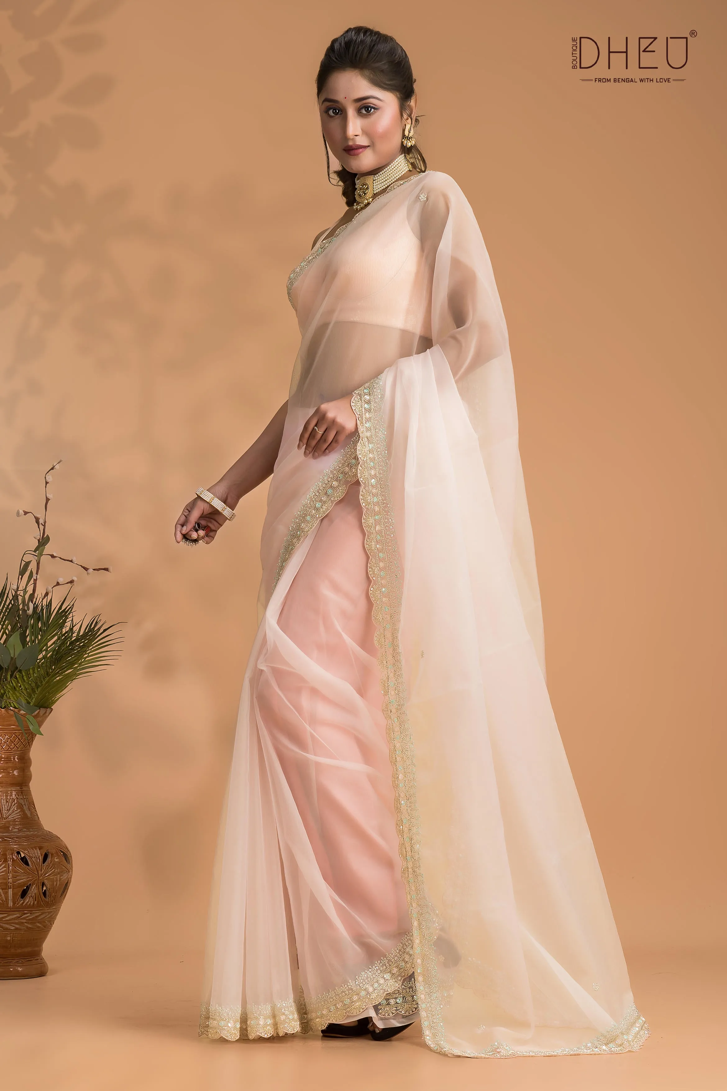 Rohira - Designer Pure Organza Saree