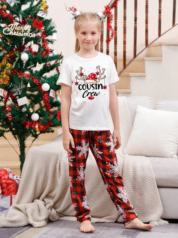 Rudolph's Reindeer Christmas Pajamas Family Set