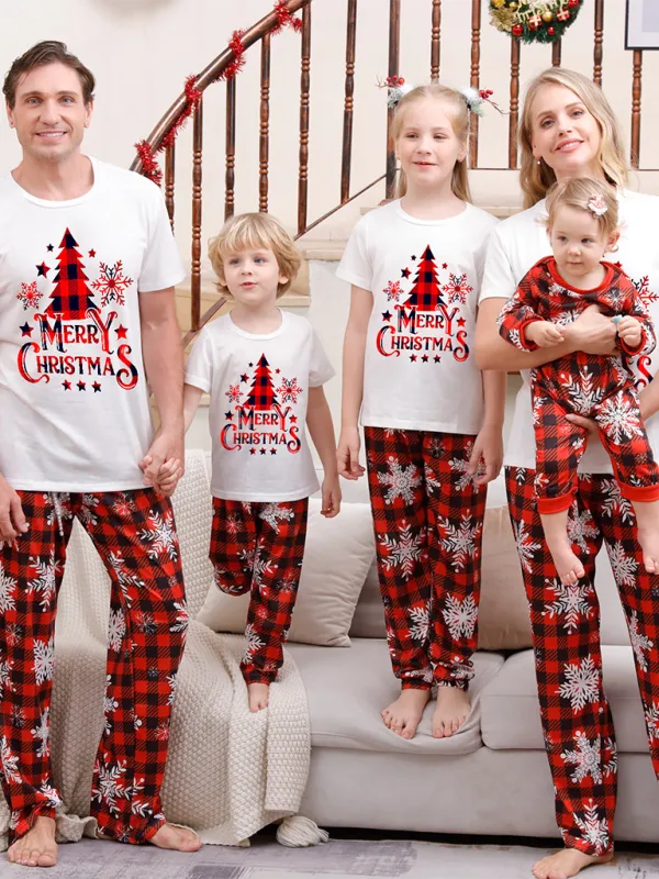 Rudolph's Reindeer Christmas Pajamas Family Set