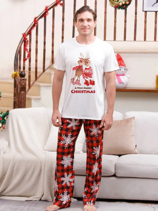 Rudolph's Reindeer Christmas Pajamas Family Set