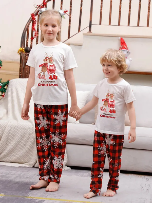 Rudolph's Reindeer Christmas Pajamas Family Set