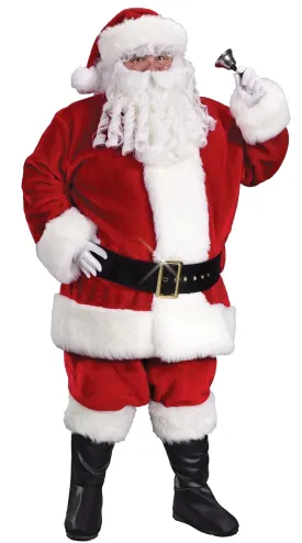 Santa Regency Plush Crimson - XL 50-54 Adult Costume(1/Pk)