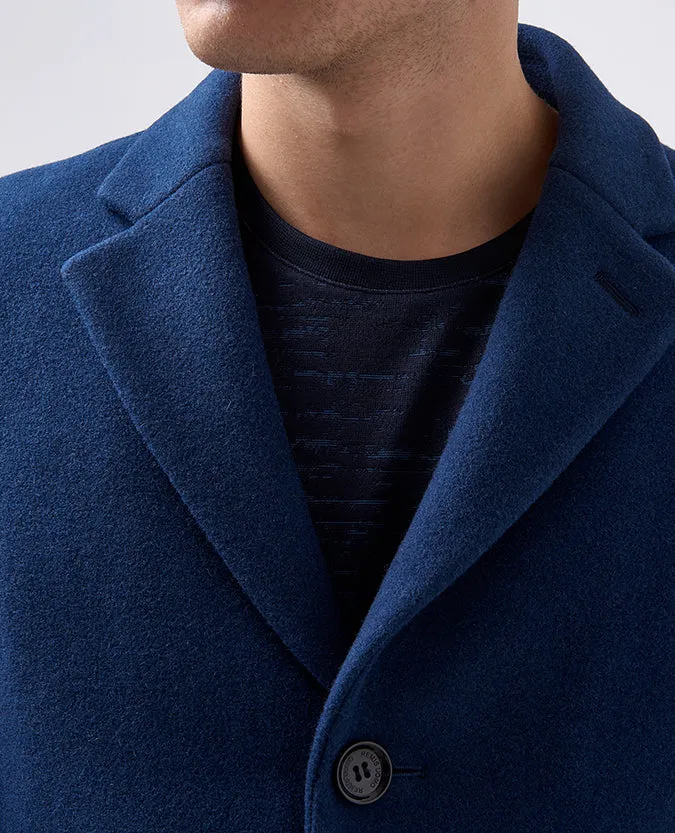 Slim Fit Wool-Rich Overcoat