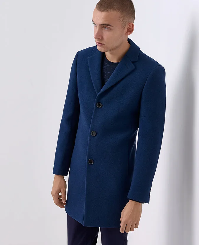 Slim Fit Wool-Rich Overcoat