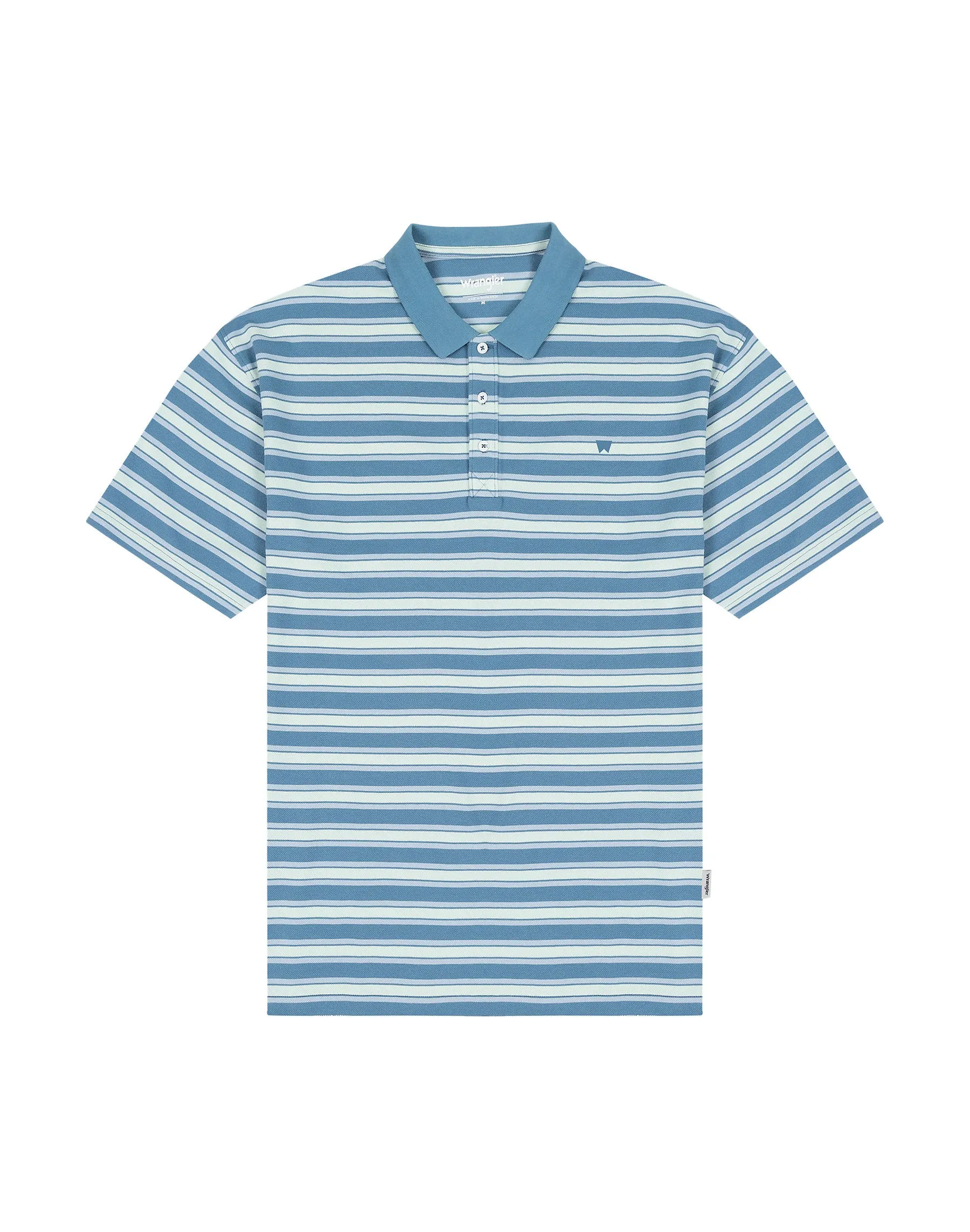 Wrangler Striped Pique Polo Bpkf R