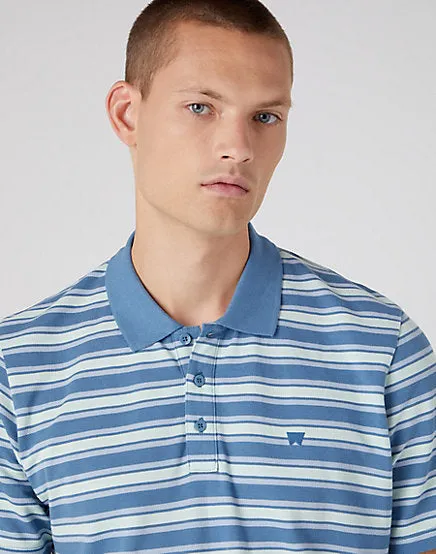 Wrangler Striped Pique Polo Bpkf R