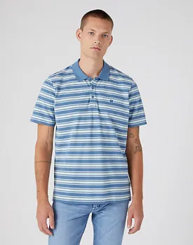 Wrangler Striped Pique Polo Bpkf R