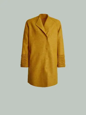 Yoshiko Coat Alpaca Color Yellow